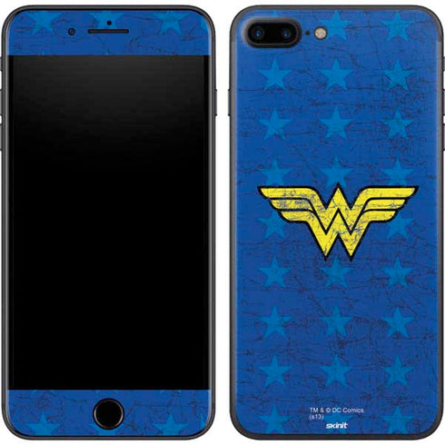 DC Comics Wonder Woman Emblem on Flag iPhone 8 Plus Skin